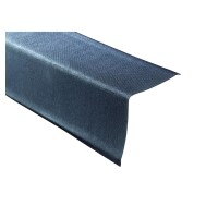 ONDALUX Ortgang, 1000 x 180 x 180 mm, schwarz sehr gute mechanische Haltbarkeit , UV- und witterungsbeständig,  Art.-Nr.: T&J-90154