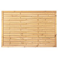 Lamellenzaun 180 x 120 cm, Rahmen 34/54 mm, kdi grün wetterfest imprägniertes Holz, starker Rahmen 34 x 54 mm,  Art.-Nr.: T&J-10004