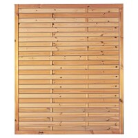 Lamellenzaun 150 x 180 cm, Rahmen 34/54 mm, kdi grün wetterfest imprägniertes Holz, starker Rahmen 34 x 54 mm,  Art.-Nr.: T&J-10007