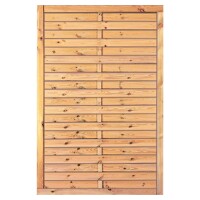 Lamellenzaun 100 x 150 cm, Rahmen 34/54 mm, kdi grün wetterfest imprägniertes Holz, starker Rahmen 34 x 54 mm,  Art.-Nr.: T&J-10017
