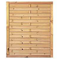 Lamellenzaun 100 x 120 cm, Rahmen 34/54 mm, kdi grün wetterfest imprägniertes Holz, starker Rahmen 34 x 54 mm,  Art.-Nr.: T&J-10018