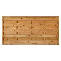 Maxi-Massiv-Zaun 180 x 90 cm, Rahmen 45/45 mm, kdi grün Lamellen geriffelt & geschraubtwetterfest imprägniertes Holz, starker Rahmen 45 x 45 mm,  Art.-Nr.: T&J-11005