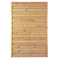 Maxi-Massiv-Zaun 120 x 180 cm, Rahmen 45/45 mm, kdi grün Lamellen geriffelt & geschraubtwetterfest imprägniertes Holz, starker Rahmen 45 x 45 mm,  Art.-Nr.: T&J-11011
