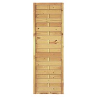 Maxi-Massiv-Zaun 60 x 180 cm, Rahmen 45/45 mm, kdi grün Lamellen geriffelt & geschraubtwetterfest imprägniertes Holz, starker Rahmen 45 x 45 mm,  Art.-Nr.: T&J-11023
