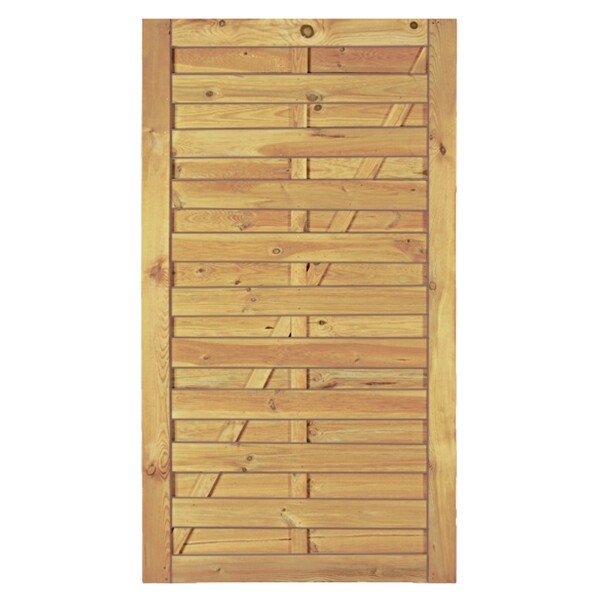 Maxi-Massiv-Tor 100 x 180 cm, Rahmen 45/90 mm, ohne Beschlag, kdi grün Lamellen geriffelt & geschraubtwetterfest imprägniertes Holz, starker Rahmen 45 x 90 mm,  Art.-Nr.: T&J-11040