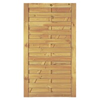 Maxi-Massiv-Tor 100 x 180 cm, Rahmen 45/90 mm, ohne Beschlag, kdi grün Lamellen geriffelt & geschraubtwetterfest imprägniertes Holz, starker Rahmen 45 x 90 mm,  Art.-Nr.: T&J-11040