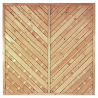 Maxi-Diagonal 1  180 x 180 cm, Rahmen 45/45 mm, kdi grün Lamellen geriffelt & geschraubtwetterfest imprägniertes Holz, starker Rahmen 45 x 45 mm,  Art.-Nr.: T&J-11401