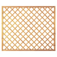 Diagonal-Rankzaun 180 x 150 cm, MW 10 x 10 cm, Rahmen 45/45 mm, kdi grün Leisten 12 x 30 mm, genageltwetterfest imprägniertes Holz, starker Rahmen 45 x 45 mm,  Art.-Nr.: T&J-11603