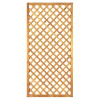 Diagonal-Rankzaun 90 x 180 cm, MW 6 x 6 cm, Rahmen 45/45 mm, kdi grün Leisten 12 x 30 mm, genageltwetterfest imprägniertes Holz, starker Rahmen 45 x 45 mm,  Art.-Nr.: T&J-11612