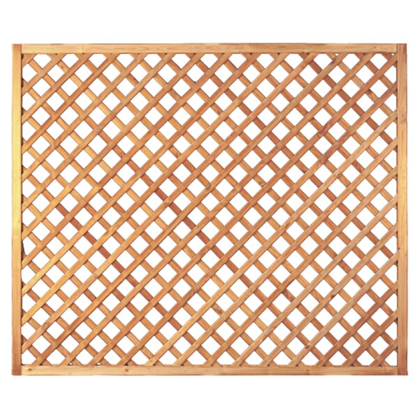 Diagonal-Rankzaun 180 x 150 cm, MW 6 x 6 cm, Rahmen 45/45 mm, kdi grün Leisten 12 x 30 mm, genageltwetterfest imprägniertes Holz, starker Rahmen 45 x 45 mm,  Art.-Nr.: T&J-11613