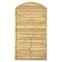 Maxi-Bogen 100 x 180/160 cm, Rahmen 45/45 mm, kdi grün Lamellen geriffelt & geschraubtwetterfest imprägniertes Holz, starker Rahmen 45 x 45 mm,  Art.-Nr.: T&J-11715