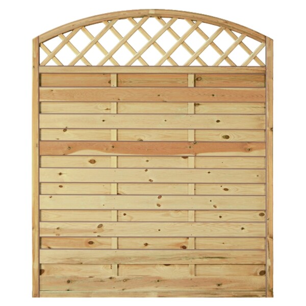 Maxi-Bogen Ranki 150 x 180/160 cm, Rahmen 45/45 mm, kdi grün Lamellen geriffelt & geschraubtwetterfest imprägniertes Holz, starker Rahmen 45 x 45 mm,  Art.-Nr.: T&J-11807