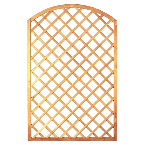 Bogen-Rankzaun-Serie 120 x 180/160 cm , MW 10 x 10 cm, Rahmen 45/45 mm, kdi grün Leisten 12 x 30 mm, genageltwetterfest imprägniertes Holz, starker Rahmen 45 x 45 mm,  Art.-Nr.: T&J-12211