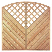 Maxi-Diagonal-Bogen 180 x 180/160 cm, Rahmen 45/45 mm, kdi grün, Rankausschnit Lamellen geriffelt & geschraubtwetterfest imprägniertes Holz, starker Rahmen 45 x 45 mm,  Art.-Nr.: T&J-12401