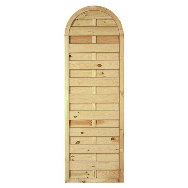 Barock-Massiv grün 60 x 180/150 cm, Rahmen 45/45 mm, kdi grün Lamellen geriffelt & geschraubtwetterfest imprägniertes Holz, starker Rahmen 45 x 45 mm,  Art.-Nr.: T&J-14332