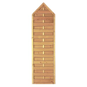 Gotik-Massiv spitz 60 x 210/ 180 cm, Rahmen 45/45 mm, kdi...