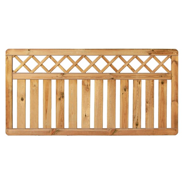 KAMPEN-Serie Senkrecht Ranki 180 x 90 cm, Rahmen 45/70 mm, kdi grün Latten 16/90 mm, glattwetterfest imprägniertes Holz, starker Rahmen 45 x 70 mm,  Art.-Nr.: T&J-15105