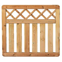 KAMPEN-Serie Senkrecht Ranki 100 x 90 cm, Rahmen 45/70 mm, kdi grün Latten 16/90 mm, glattwetterfest imprägniertes Holz, starker Rahmen 45 x 70 mm,  Art.-Nr.: T&J-15119