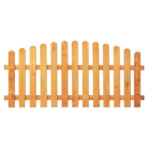 HEIKO-Gartenzaun Hochbogen 200 x 80/95cm, Latten 20/90...
