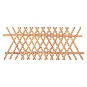 Jägerzaun 250 x 80 cm, Latten 55 mm, kdi braun ohne...