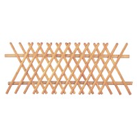 Jägerzaun 250 x 80 cm, Latten 55 mm, kdi braun ohne Querriegelwetterfest imprägniertes Holz, die Zaunlatten sind miteinander vernagelt,  Art.-Nr.: T&J-16909