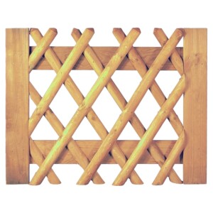 Jägerzaun Tor 100 x 80 cm, Latten 55 mm, kdi braun...