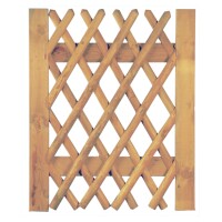 Jägerzaun Tor 100 x 120 cm, Latten 55 mm, kdi braun ohne Beschlag, ohne Pfostenwetterfest imprägniertes Holz, die Zaunlatten sind miteinander vernagelt,  Art.-Nr.: T&J-16923