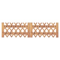 Jägerzaun Doppeltor  300 x 80 cm, Latten 55 mm, kdi braun ohne Beschlag, ohne Pfostenwetterfest imprägniertes Holz, die Zaunlatten sind miteinander vernagelt,  Art.-Nr.: T&J-16927