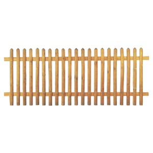 Senkrechtzaun 250 x 100 cm, Latten 55 mm, kdi braun...