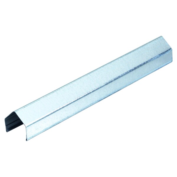 PROTEC Rahmenprofil aus Metall 180 cm, Pyramide, WEIßALUMINIUM für 45 mm Rahmen, PolyesterbeschichtetSchützt die Oberseite von Sichtschutzzäunen, für Rahmenstärken bis 45 mm,  Art.-Nr.: T&J-17550