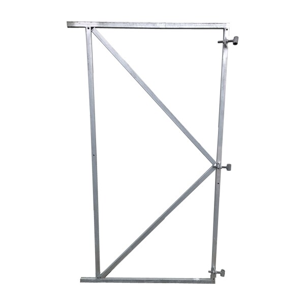 FLEXI Torrahmen, 120 x 155 cm, für Torbreiten 105 - 120 cm verzinkter Metallrahmen 20 x 30 mm, inkl. 2 verstellbaren Kloben stabiler verzinkter Metallrahmen 20 x 30 mm, inkl. 2 verstellbaren Kloben für eine stabile Aufhängung,  Art.-Nr.: T&J-17562