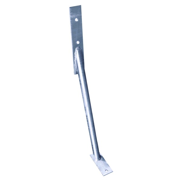 ANATOL Sturmanker 50 x 750 x 6 mm, feuerverzinkt stabiler Stahl, verzinkt, gibt Pfosten zusätzlich Stabilität,  Art.-Nr.: T&J-17614