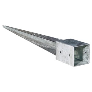 Einschlagbodenhülse 91 x 91 x 750 mm, feuerverzinkt,...