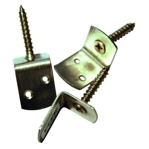 Winkelbeschlag V2A, ohne Schrauben ideal zur Befestigung...