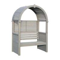 RELAKS Freisitz, 1286 x 1964 x 736 mm Kiefer/ Fichte, grau vorbehandeltKompakte Maße: 129 × 196 × 74 cm – ideal für Garten, Terrasse oder Balkon., Kiefer/Fichte grau vorbehandelt: natürliches Holz mit langlebiger, robuster Oberfläche.,  Art.-Nr.: T&J-1970