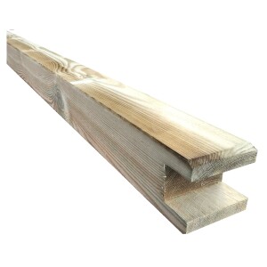 Pfosten für Pergola, GESCHLITZT , 9 x 9 x 240 cm,...