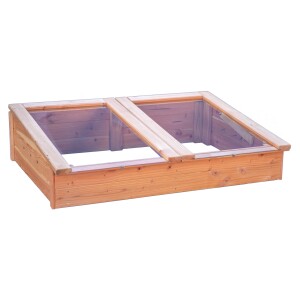 TONDERN-Frühbeet, 119 x 80 x 21/30 cm, Lärche...