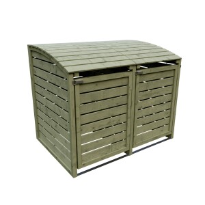 HENRI Mülltonnenabtrennung 2-fach, B 150 x T 90 x H...