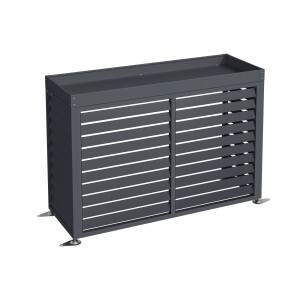 ELIAS Wärmepumpenverkleidung ANTHRAZIT, 140 x 50 x...