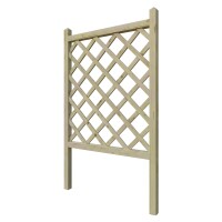 JAN Rankgitter gerade , B 80 x H 135 cm, kdi-grün KH 45/45 mm, Leisten 12/30 mmRobuste und elegante Rankhilfe: Das "JAN" Rankgitter bietet mit seinen Maßen von B80 x H135 cm und einem stabilen Rahmen von 45 x 45 mm optimalen Platz und Halt für Kletterpfla