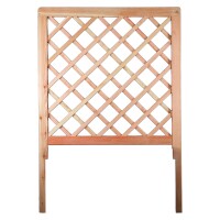 STOCKHOLM Rankgitter Lärche , B 104 x H 150 cm, V2A verschraubt Rahmen 44/68 mmaus unbehandeltem Lärchenholz hergestellt, passt ideal zum Blumenkübel GÖTEBORG,  Art.-Nr.: T&J-21971