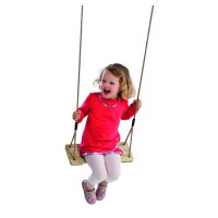 Holzschaukelbrett kdi , PP-Seil  für Höhen von 190 - 240 cmSeile aus festem PP, für Höhen von 190 - 240 cm,  Art.-Nr.: T&J-22211