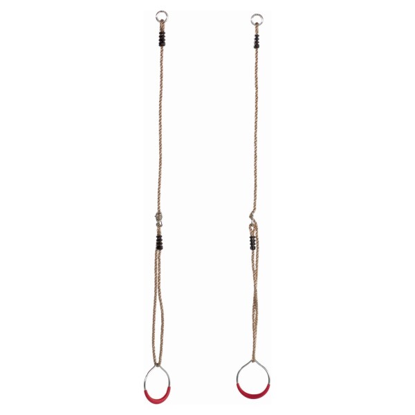 Schaukelringe, paarweise, Seillänge ca. 250 cm für Höhen von 205 - 240 cmSeile aus festem PP, für Höhen von 205 - 240 cm,  Art.-Nr.: T&J-22216