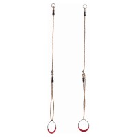 Schaukelringe, paarweise, Seillänge ca. 250 cm für Höhen von 205 - 240 cmSeile aus festem PP, für Höhen von 205 - 240 cm,  Art.-Nr.: T&J-22216