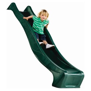 Wellenrutsche PE, grün , ca. 290 x 46 cm für...