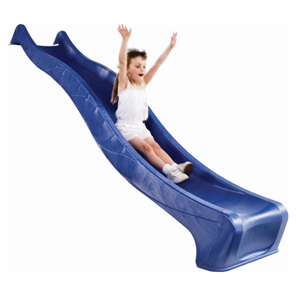 Wellenrutsche PE, blau , ca. 240 x 46 cm für Podesthöhe 120 cmfür Podesthöhen bis 120 cm, hochwertiger und stabilder Kunststoff,  Art.-Nr.: T&J-22264