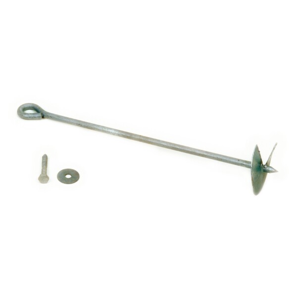 TOM Erdanker mit Scheibe und Schraube, lose, Ankerlänge 80 cm, feuerverzinkt , ,  Art.-Nr.: T&J-22274