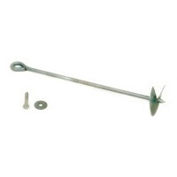 TOM Erdanker mit Scheibe und Schraube, lose, Ankerlänge 80 cm, feuerverzinkt , ,  Art.-Nr.: T&J-22274