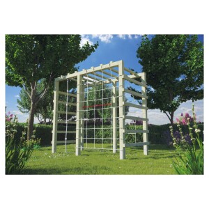 BEN Spielanlage aus 9 x 9 Kreuzholz, B 240 x T 120 x H...