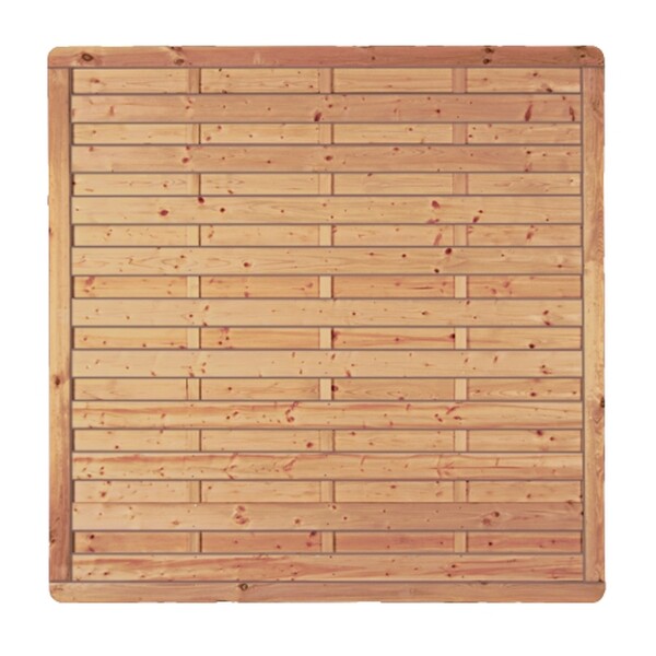 Avantgarde-Serie gerade, 180 x 180 cm, kdi-grün Rahmen 45/68 mm, Lamellen glatt, geschr.wetterfest imprägniertes Holz, stabiler Rahmen 45 x 68 mm, geklammert,  Art.-Nr.: T&J-23901